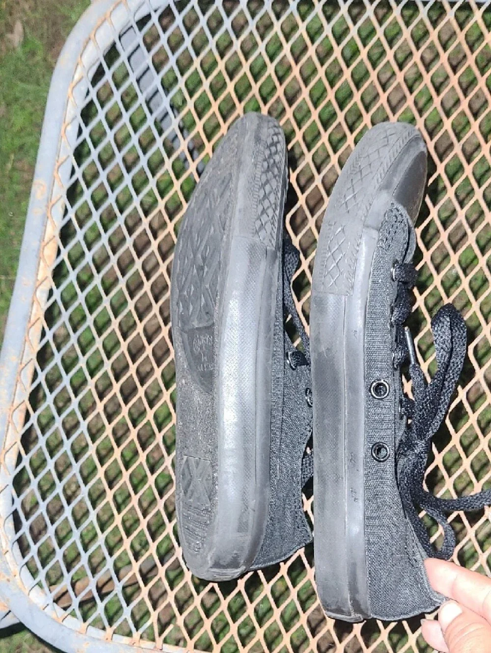 Converse Kids Black Low-Top Canvas Sneakers Size 1